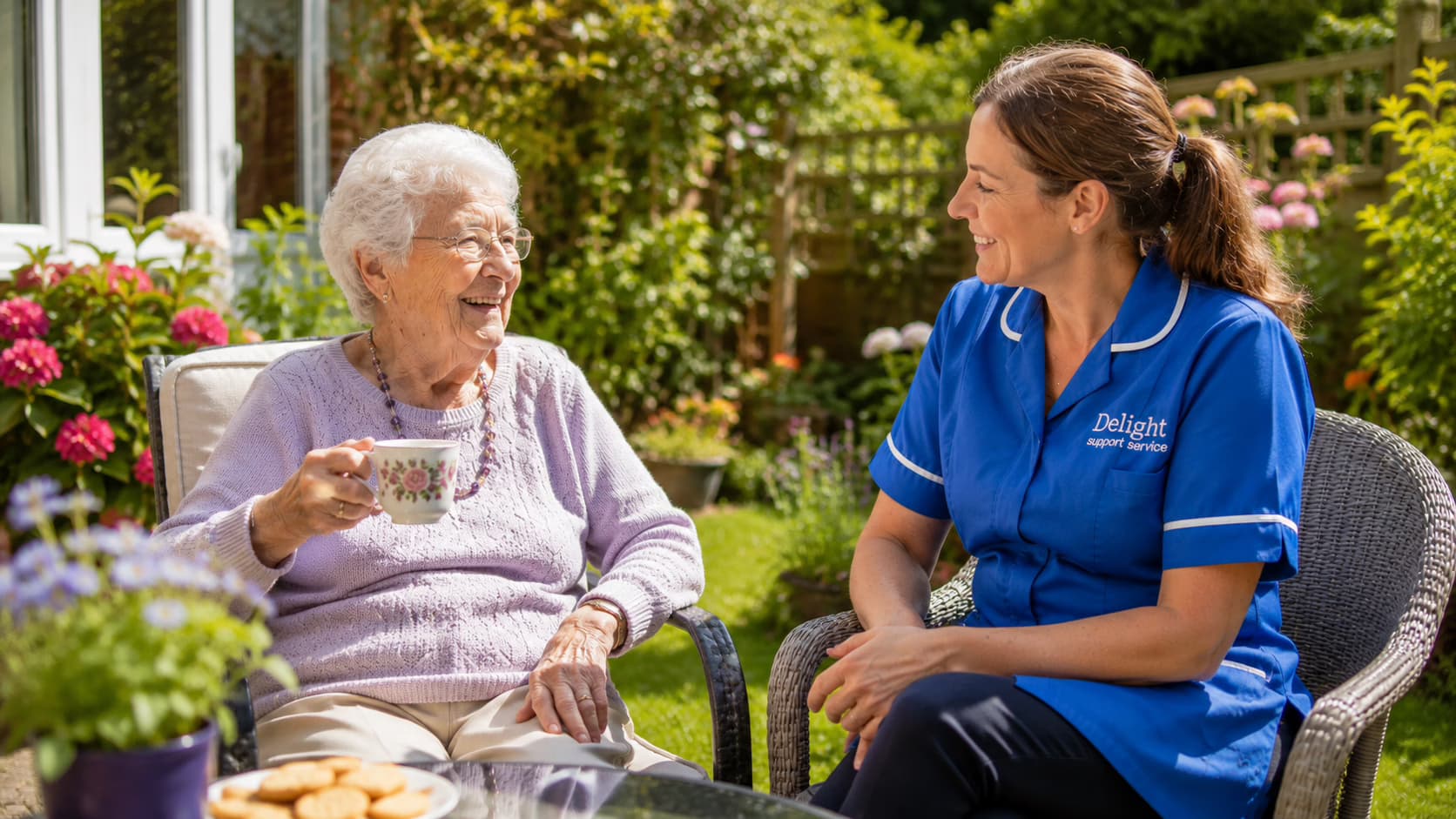 Illustration for: The Advantages of Home Care in England: A Holistic Approach to Well-being