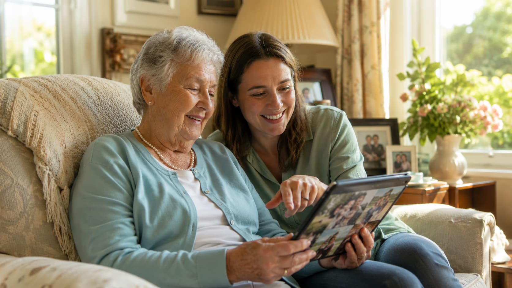 Illustration for: Harnessing Technology to Empower Individuals with Dementia