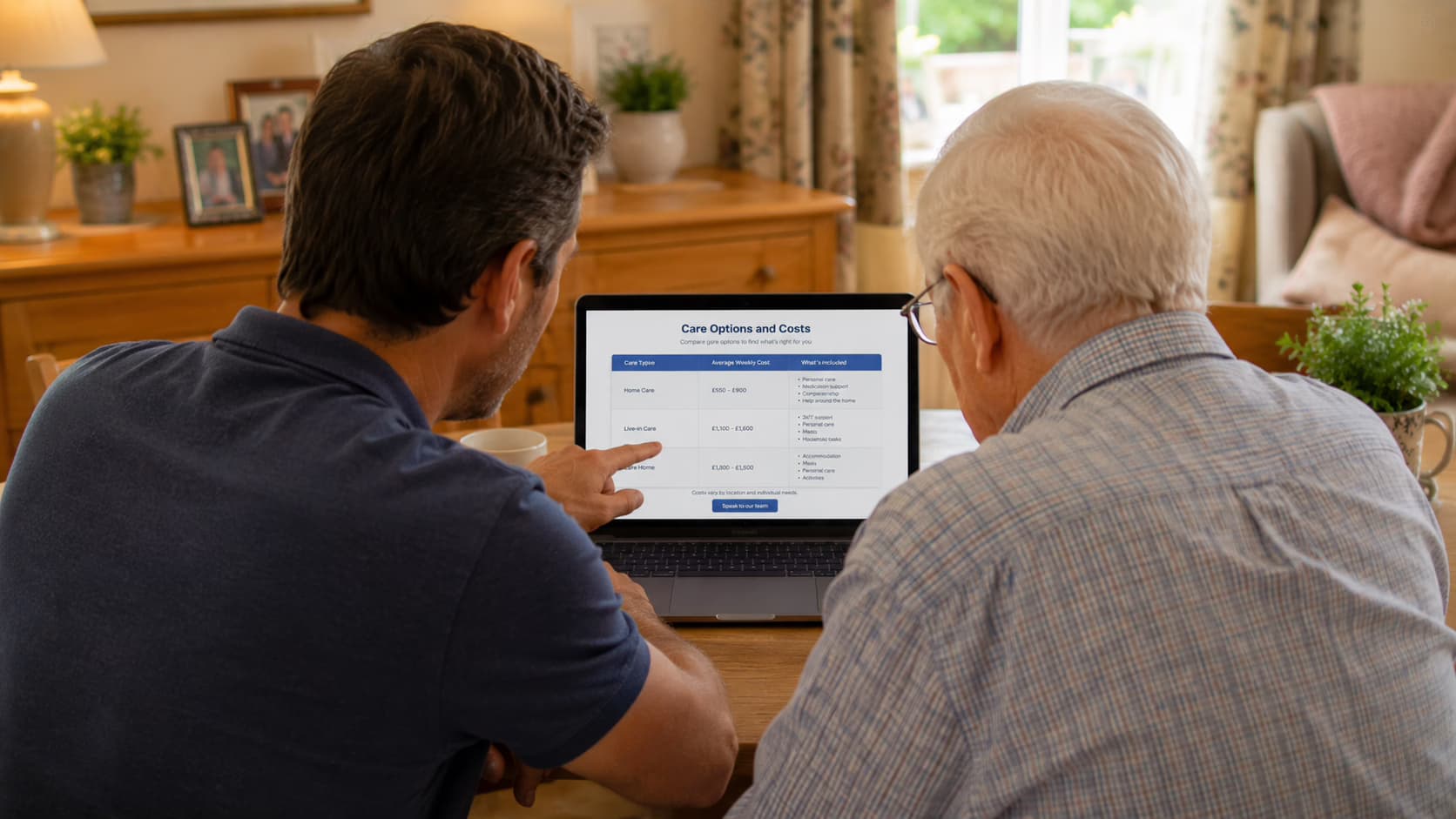 Illustration for: How Much is Home Care for Elderly in England?