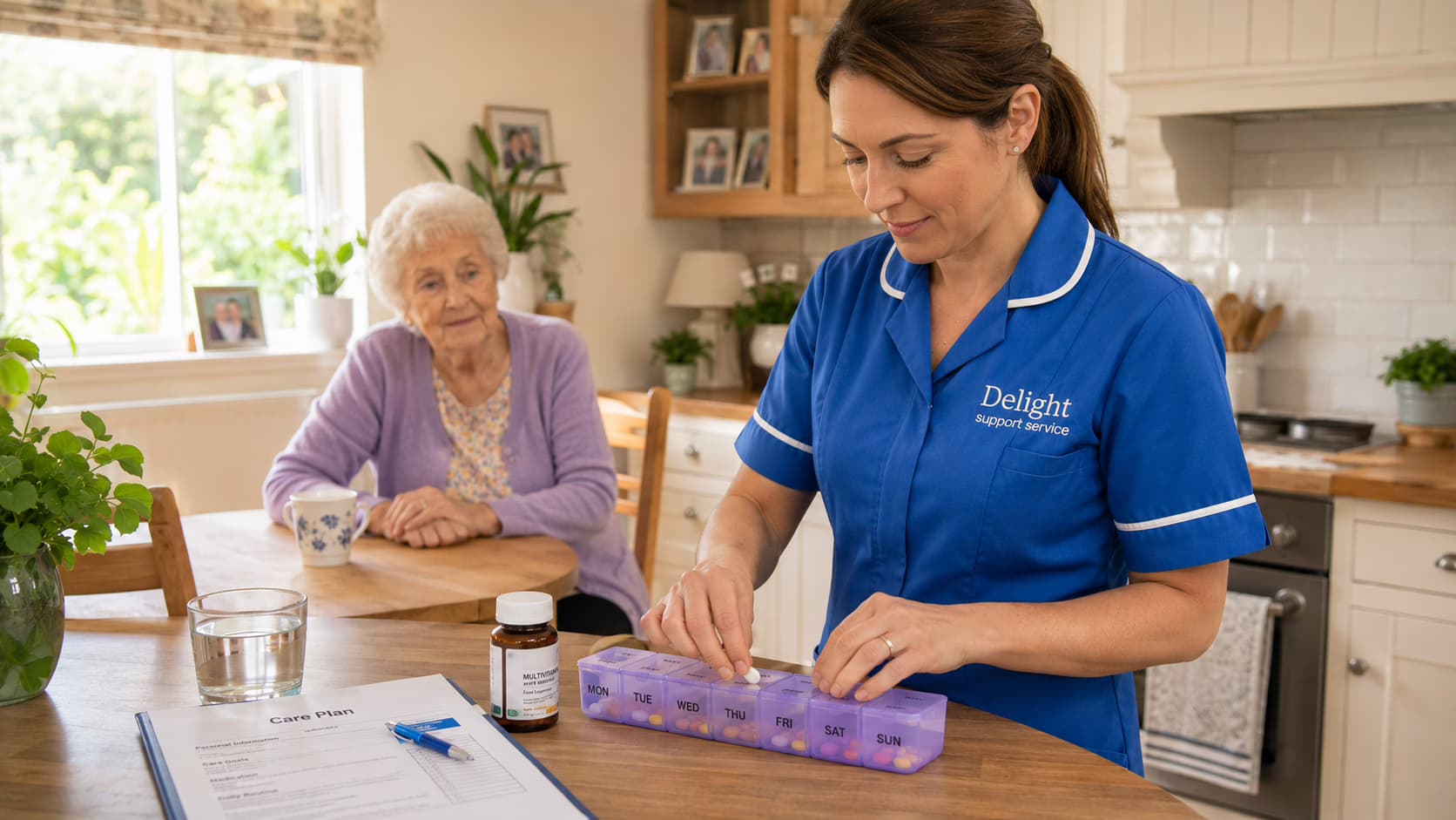 Illustration for: Can Home Care Workers Administer Medication in England?